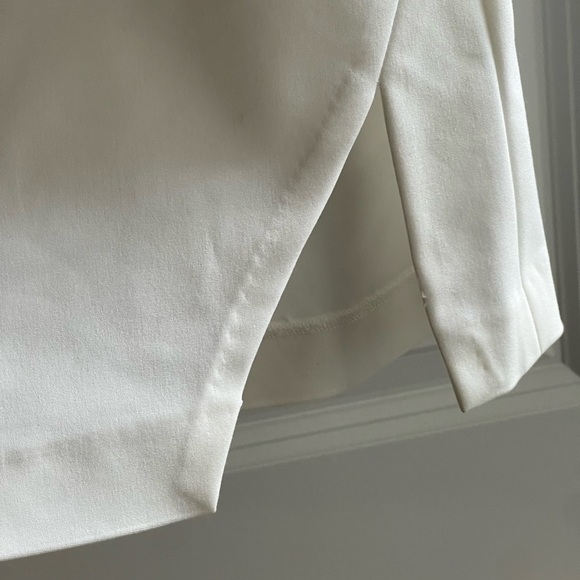 RAMY BROOK Dara Mini Skirt Elegant Cream White Skirt {$295} Wide Belt Gold Med - Picture 7 of 8